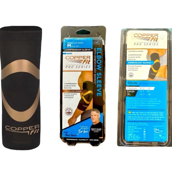 New in box Copper Fit Pro Series Kinesiology Elbow Sleeve Sz XL - Picture 7 of 16